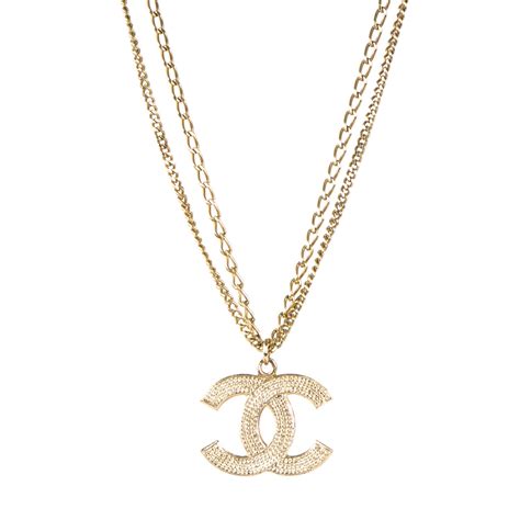 chanel chain d'or|authentic Chanel necklaces.